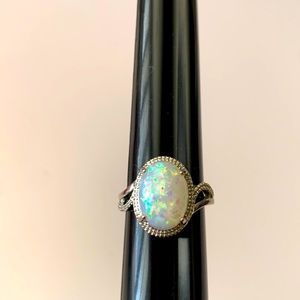 Iridescent Silver Ring
